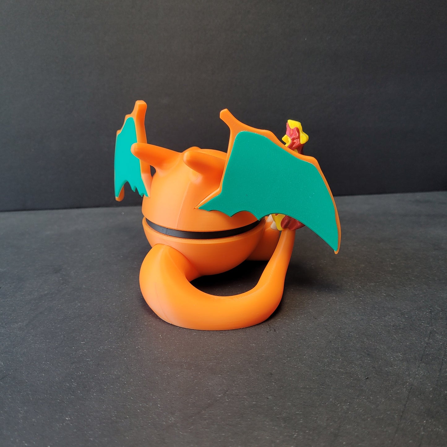 Fiery Dragon Monster Ball – Flame-Inspired 3D Printed Sphere
