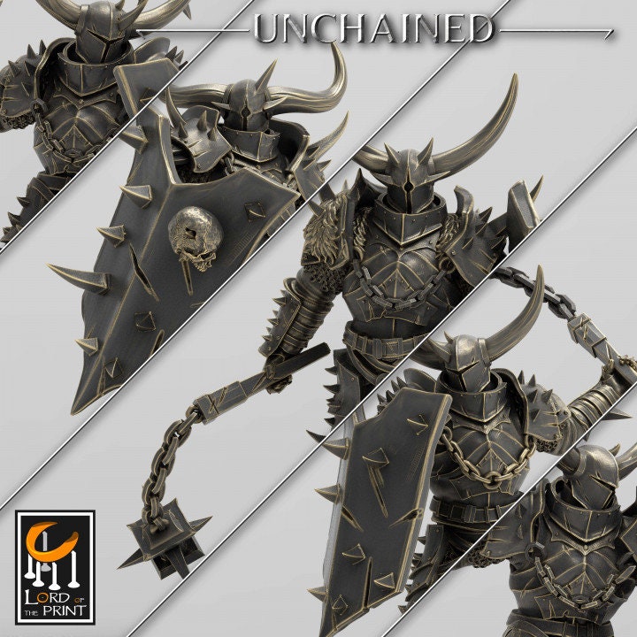 Flail Squadron | Unchained | Lord of the Print | Wargaming | Dungeons and Dragons | Chaos | Tabletop RPG | Knight | DnD