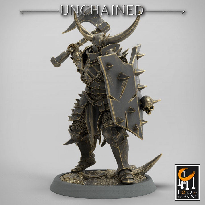 Axe and Shield Squadron | Unchained | Lord of the Print | Wargaming | Dungeons and Dragons | Chaos | Tabletop RPG | Knight | DnD