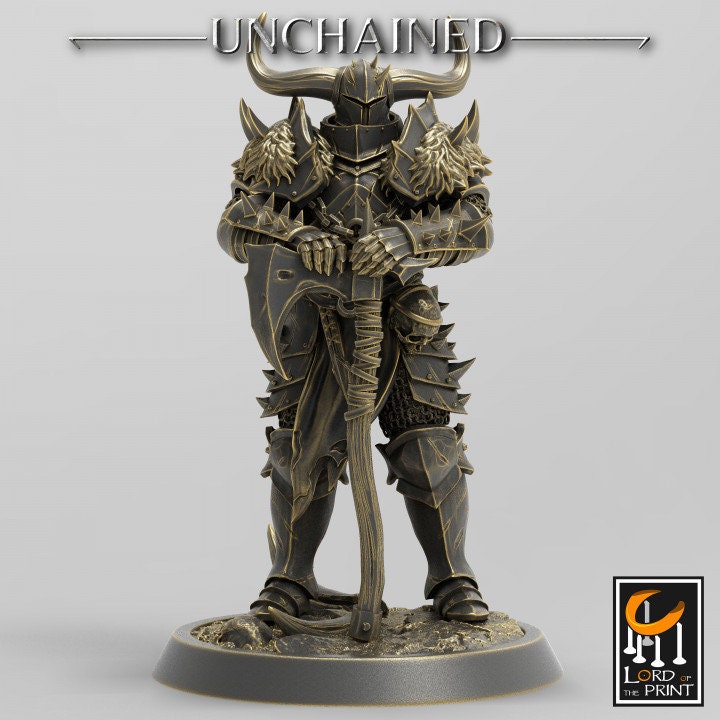 Great Axe Squadron | Unchained | Lord of the Print | Wargaming | Dungeons and Dragons | Chaos | Tabletop RPG | Knight | DnD