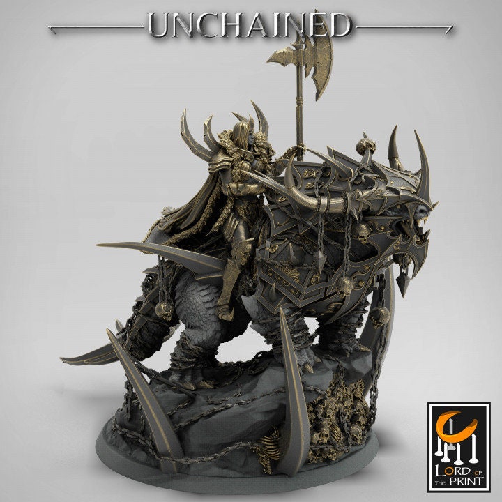 Araki Mounts 1 | Unchained | Lord of the Print | Wargaming | Dungeons and Dragons | Chaos | Tabletop RPG | Knight | DnD