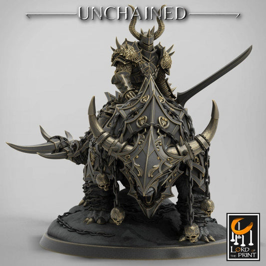 Araki Mounts 1 | Unchained | Lord of the Print | Wargaming | Dungeons and Dragons | Chaos | Tabletop RPG | Knight | DnD