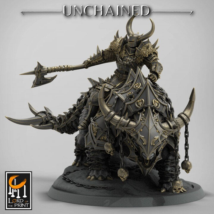 Araki Mounts 1 | Unchained | Lord of the Print | Wargaming | Dungeons and Dragons | Chaos | Tabletop RPG | Knight | DnD