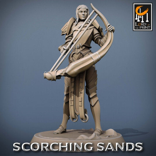 Egyptian Soldier Banner & Musician | Scorching Sands | Lord of the Print | Wargaming | Dungeons and Dragons | Egyptian | Tabletop RPG | DnD