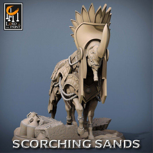 Egyptian Saddle | Scorching Sands | Lord of the Print | Wargaming | Dungeons and Dragons | Egyptian | Tabletop RPG | DnD