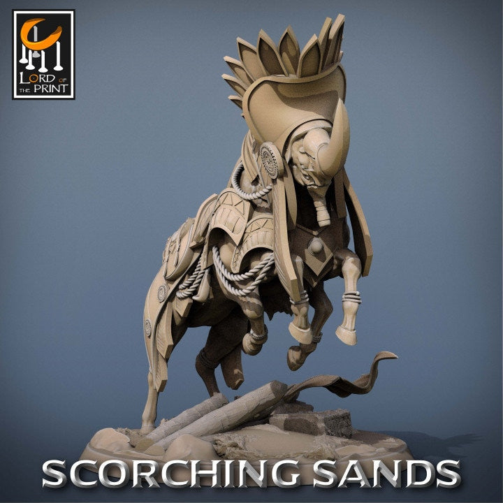 Egyptian Saddle | Scorching Sands | Lord of the Print | Wargaming | Dungeons and Dragons | Egyptian | Tabletop RPG | DnD