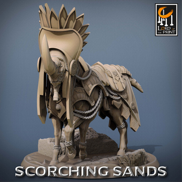 Egyptian Saddle | Scorching Sands | Lord of the Print | Wargaming | Dungeons and Dragons | Egyptian | Tabletop RPG | DnD