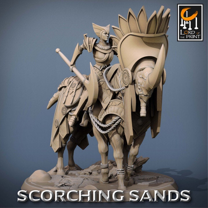 Egyptian Mount | Scorching Sands | Lord of the Print | Wargaming | Dungeons and Dragons | Egyptian | Tabletop RPG | DnD