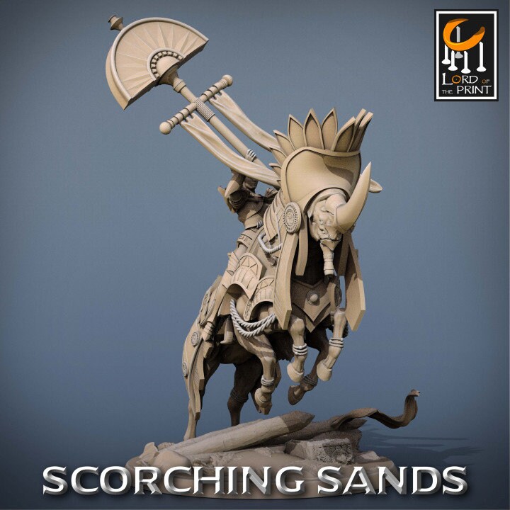 Egyptian Mount | Scorching Sands | Lord of the Print | Wargaming | Dungeons and Dragons | Egyptian | Tabletop RPG | DnD