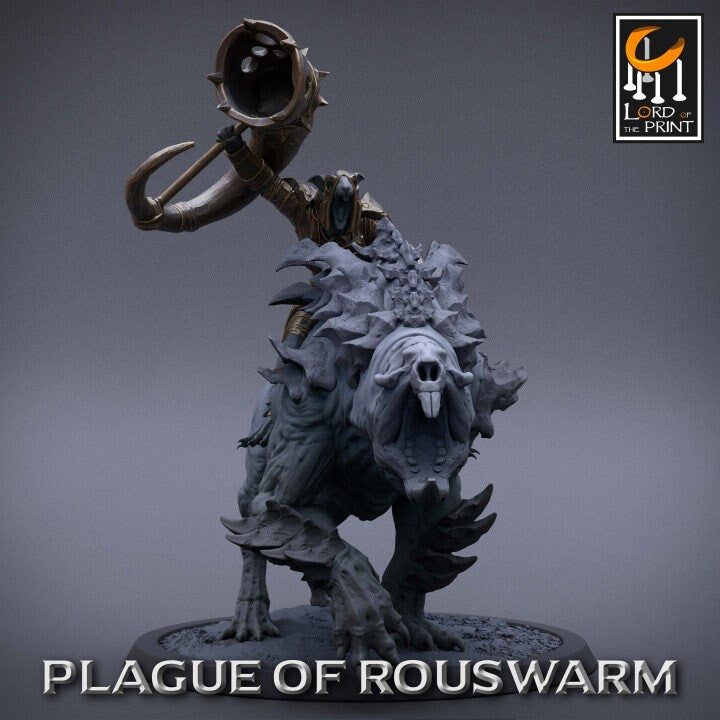 Rat Rider | Plague of Rouswarm | Lord of the Print | Wargaming | Dungeons and Dragons | Rats | Tabletop RPG | DnD