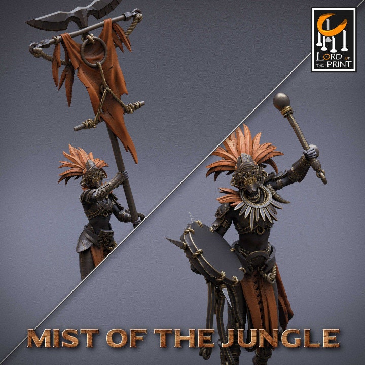 Light Amazon Support Pack | Mist of the Jungle | Lord of the Print | Wargaming | Dungeons and Dragons | Amazon | Tabletop RPG | DnD