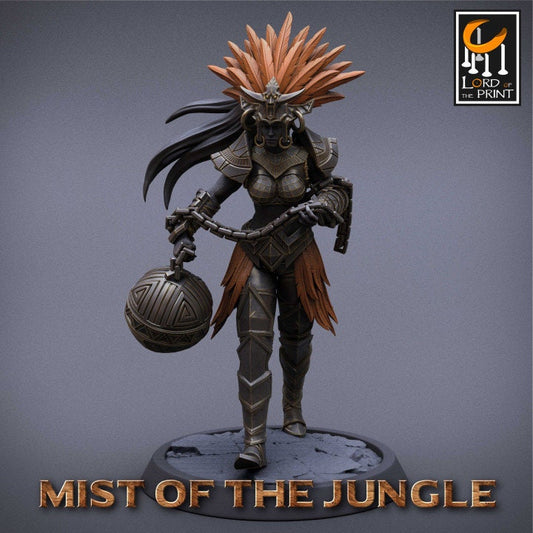 Heavy Amazon Chain Pack | Mist of the Jungle | Lord of the Print | Wargaming | Dungeons and Dragons | Amazon | Tabletop RPG | DnD