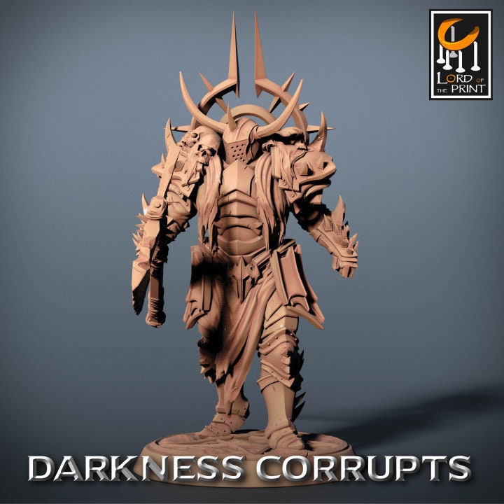 Darknight Axe Pack | Darkness Corrupts | Lord of the Print | Wargaming | Dungeons and Dragons | Chaos | Tabletop RPG | DnD