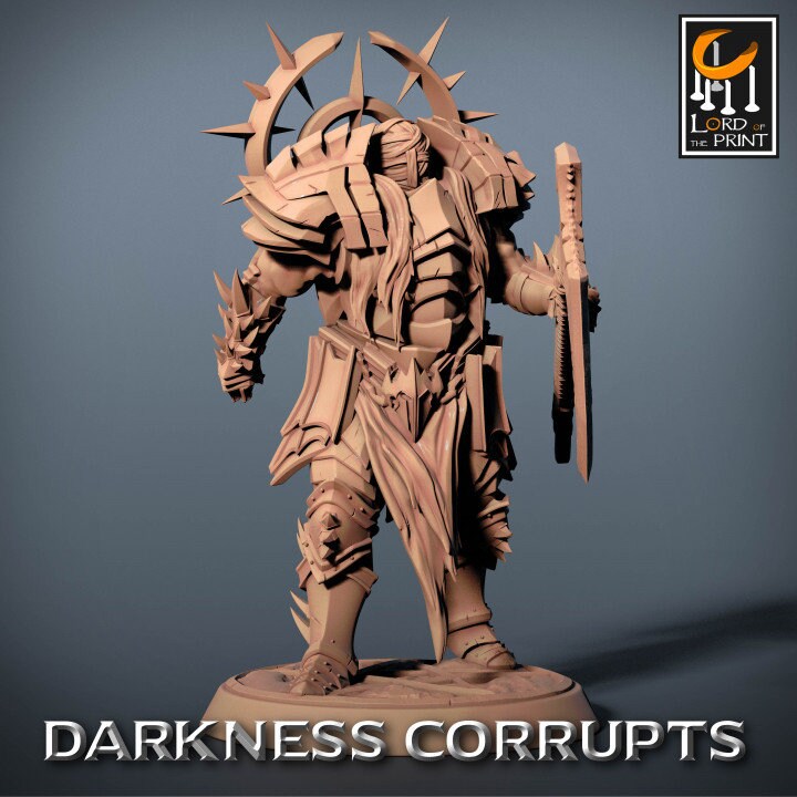 Darknight Scythe Pack | Darkness Corrupts | Lord of the Print | Wargaming | Dungeons and Dragons | Chaos | Tabletop RPG | DnD Miniatures