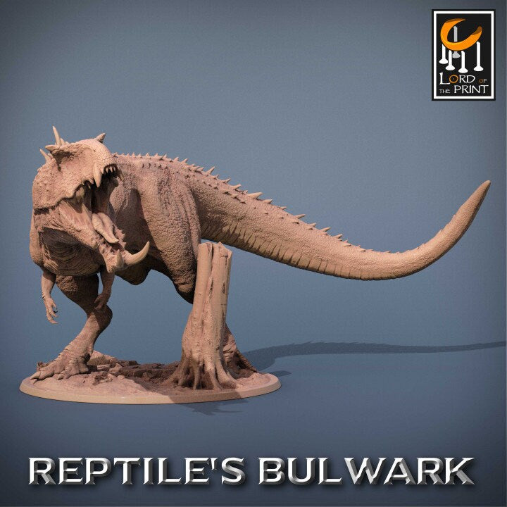 Lizardmen Trovodon | Reptile's Bulwark | Lord of the Print | Wargaming | Dungeons and Dragons | Lizard | Tabletop RPG | Knight | DnD