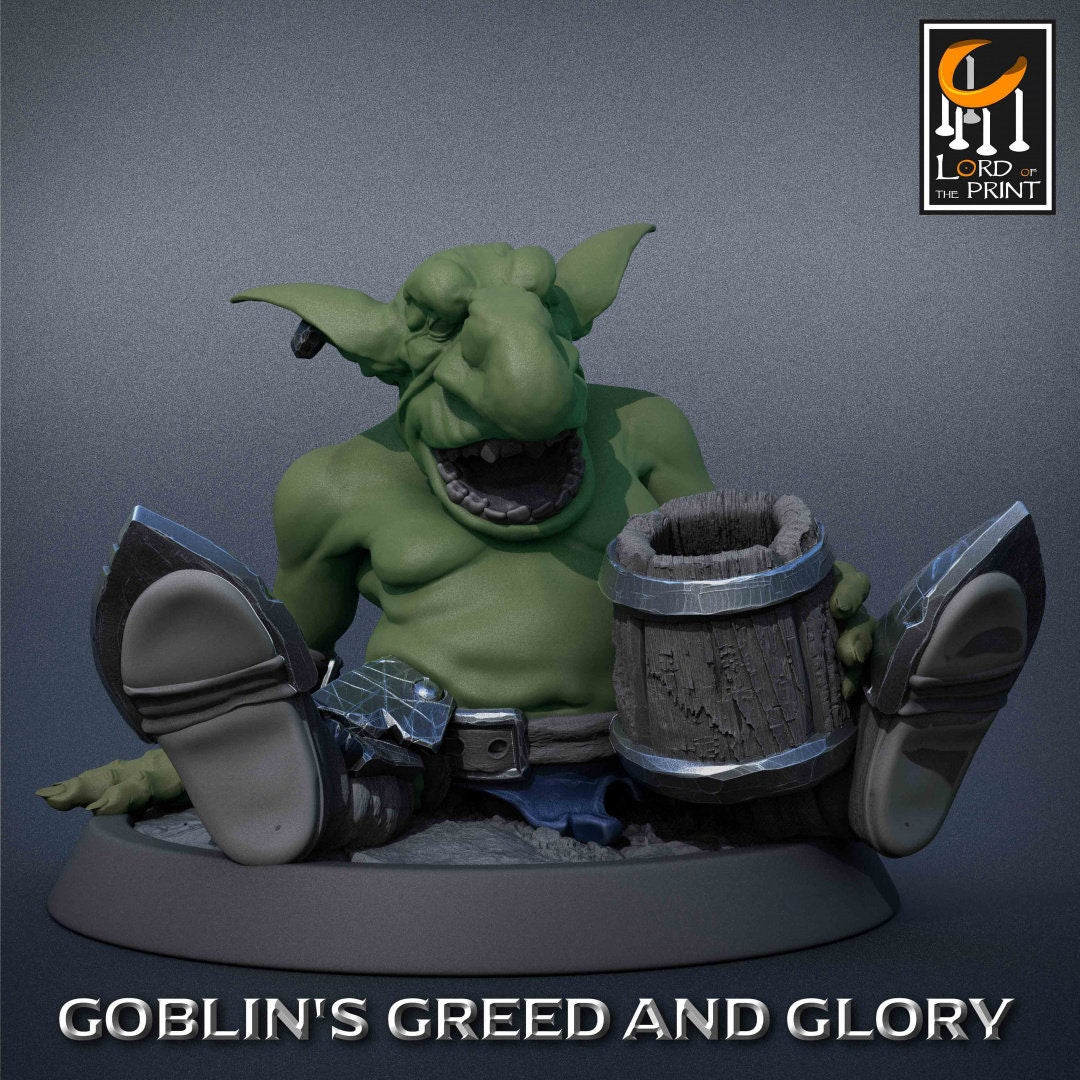 Goblin Party Pack | Goblin's Greed and Glory | Lord of the Print | Wargaming | Dungeons and Dragons | Goblins | Tabletop RPG | DnD