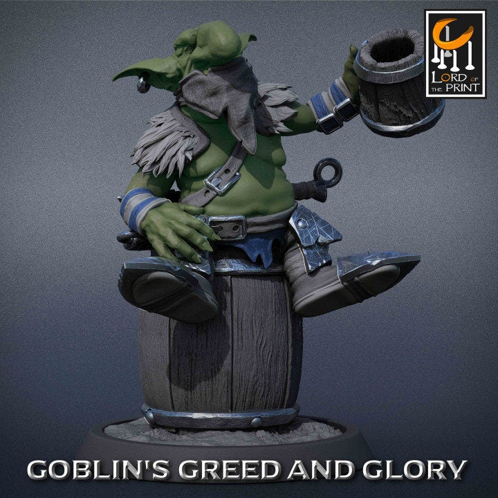 Goblin Party Pack | Goblin's Greed and Glory | Lord of the Print | Wargaming | Dungeons and Dragons | Goblins | Tabletop RPG | DnD