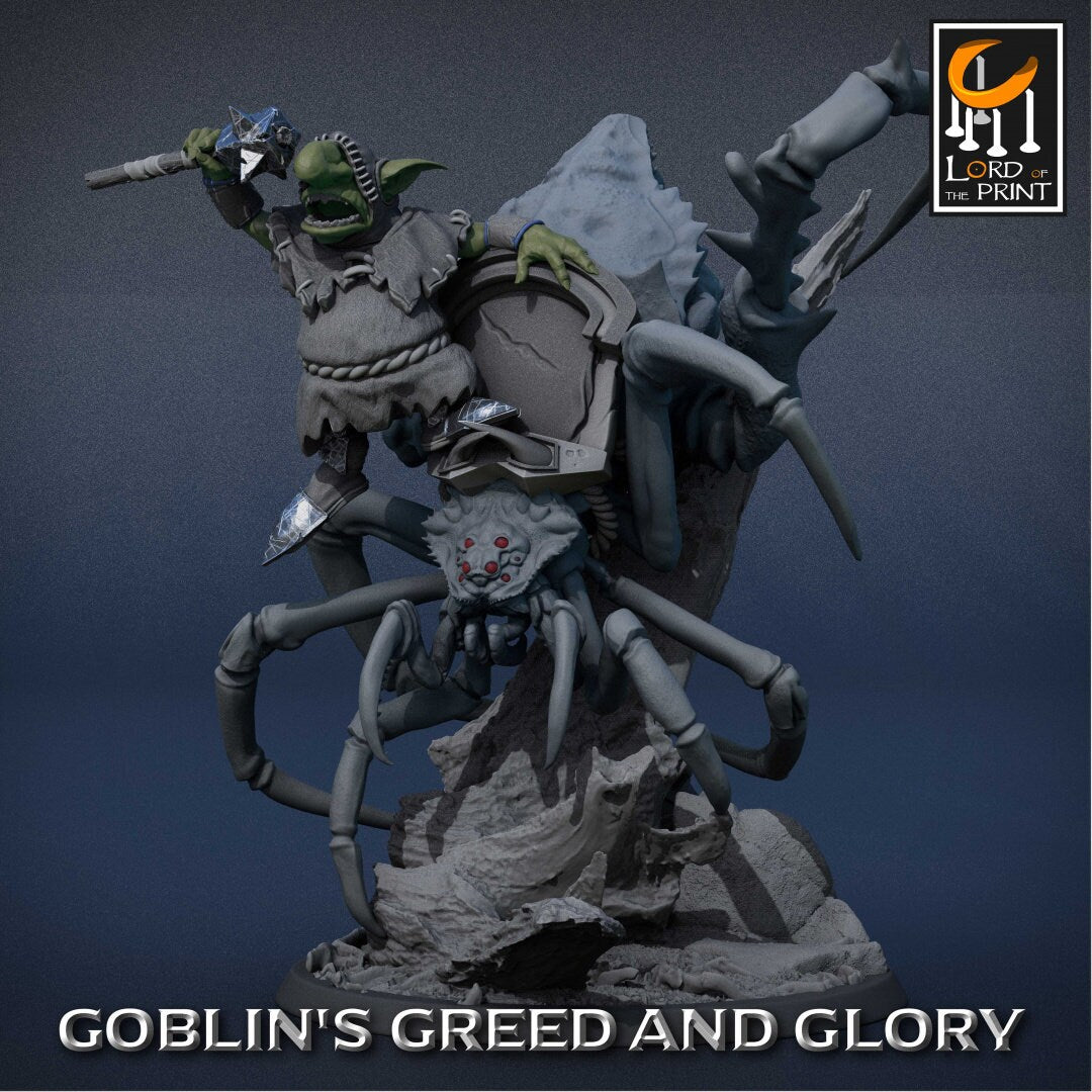 Goblin Spiders 1 | Goblin's Greed and Glory | Lord of the Print | Wargaming | Dungeons and Dragons | Goblins | Tabletop RPG | DnD
