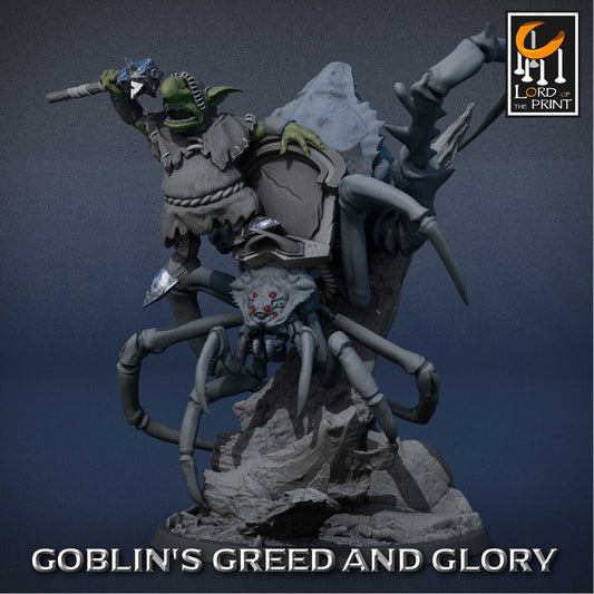 Goblin Spiders 1 | Goblin's Greed and Glory | Lord of the Print | Wargaming | Dungeons and Dragons | Goblins | Tabletop RPG | DnD