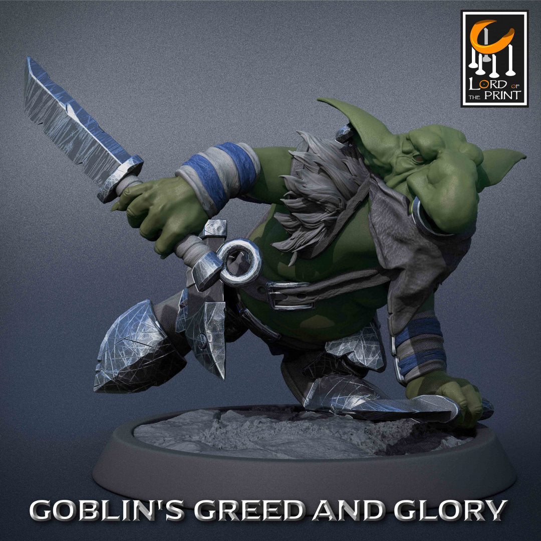 Goblin Rogue Pack | Goblin's Greed and Glory | Lord of the Print | Wargaming | Dungeons and Dragons | Goblins | Tabletop RPG | DnD