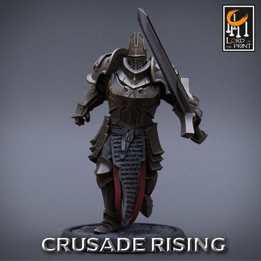 Templar Sword Pack | Crusade Rising | Lord of the Print | Wargaming | Dungeons and Dragons | Tabletop RPG | DnD