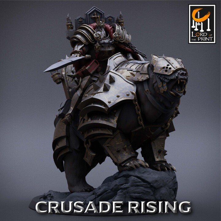 Templar King Pack | Crusade Rising | Lord of the Print | Wargaming | Dungeons and Dragons | Tabletop RPG | DnD