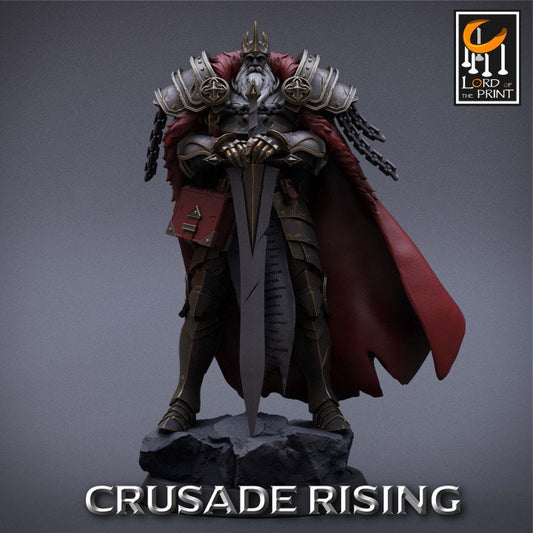Templar King Pack | Crusade Rising | Lord of the Print | Wargaming | Dungeons and Dragons | Tabletop RPG | DnD