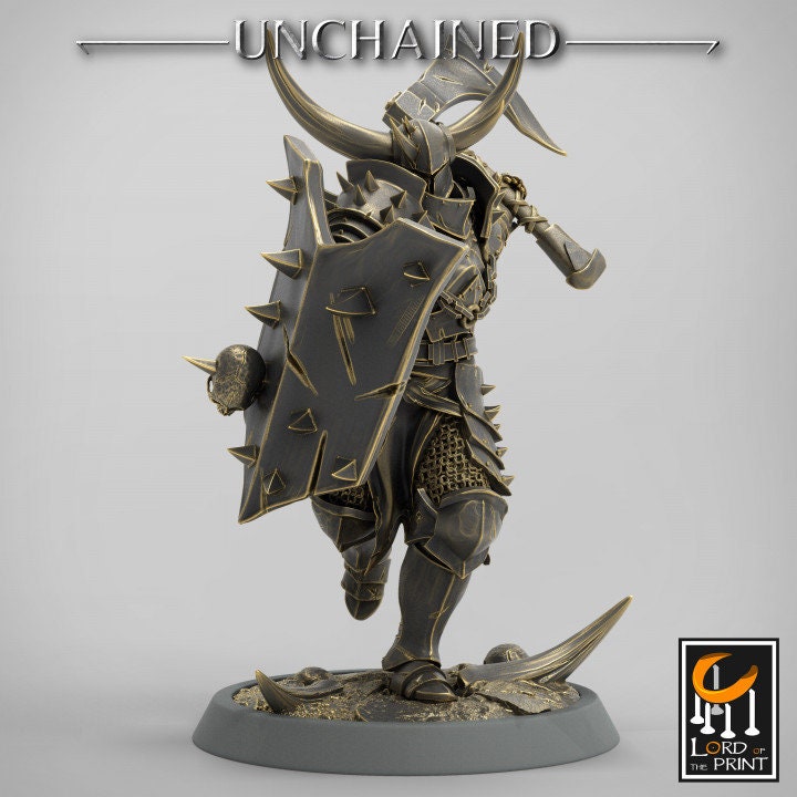Axe and Shield Squadron | Unchained | Lord of the Print | Wargaming | Dungeons and Dragons | Chaos | Tabletop RPG | Knight | DnD