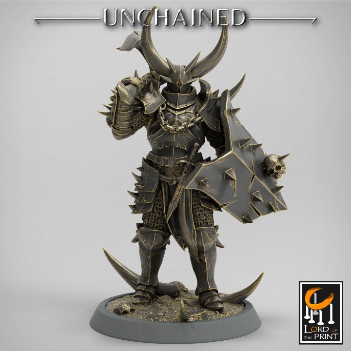 Axe and Shield Squadron | Unchained | Lord of the Print | Wargaming | Dungeons and Dragons | Chaos | Tabletop RPG | Knight | DnD
