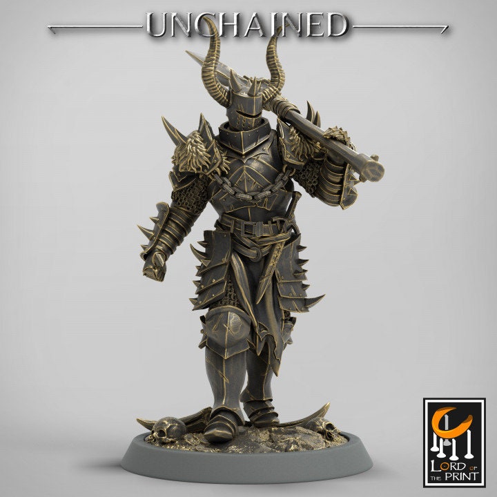 Great Axe Squadron | Unchained | Lord of the Print | Wargaming | Dungeons and Dragons | Chaos | Tabletop RPG | Knight | DnD