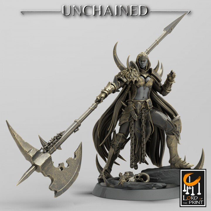 Olaf King and Guards Pack | Unchained | Lord of the Print | Wargaming | Dungeons and Dragons | Chaos | Tabletop RPG | Knight | DnD