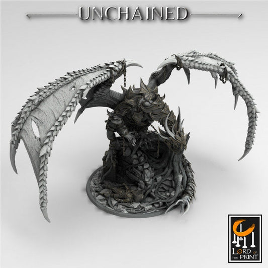 Unchained Dragon | Unchained | Lord of the Print | Wargaming | Dungeons and Dragons | Chaos | Tabletop RPG | Knight | DnD