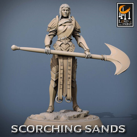 Egyptian Soldier Axe Pack | Scorching Sands | Lord of the Print | Wargaming | Dungeons and Dragons | Egyptian | Tabletop RPG | DnD