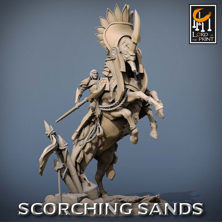 Egyptian Mount | Scorching Sands | Lord of the Print | Wargaming | Dungeons and Dragons | Egyptian | Tabletop RPG | DnD