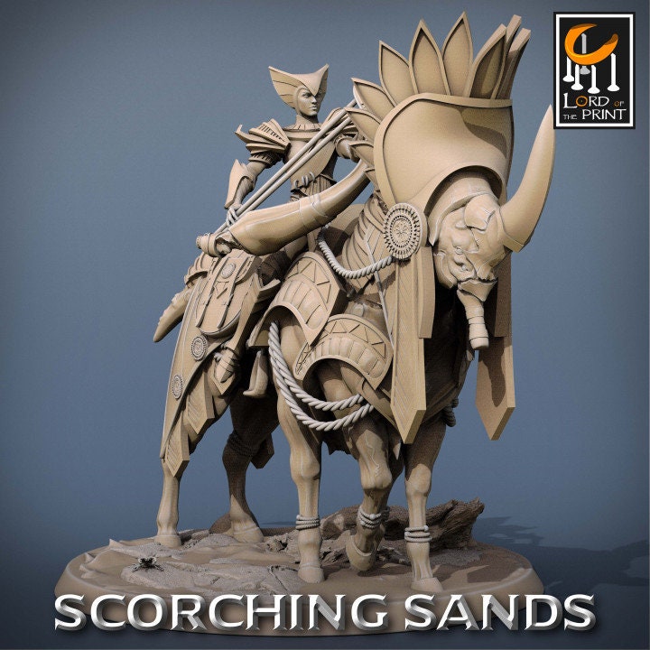 Egyptian Mount | Scorching Sands | Lord of the Print | Wargaming | Dungeons and Dragons | Egyptian | Tabletop RPG | DnD