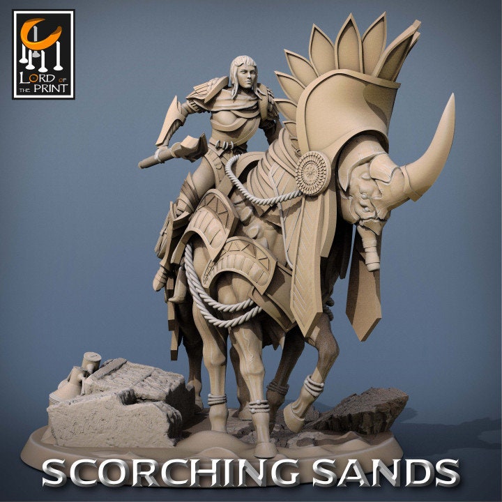 Egyptian Mount | Scorching Sands | Lord of the Print | Wargaming | Dungeons and Dragons | Egyptian | Tabletop RPG | DnD