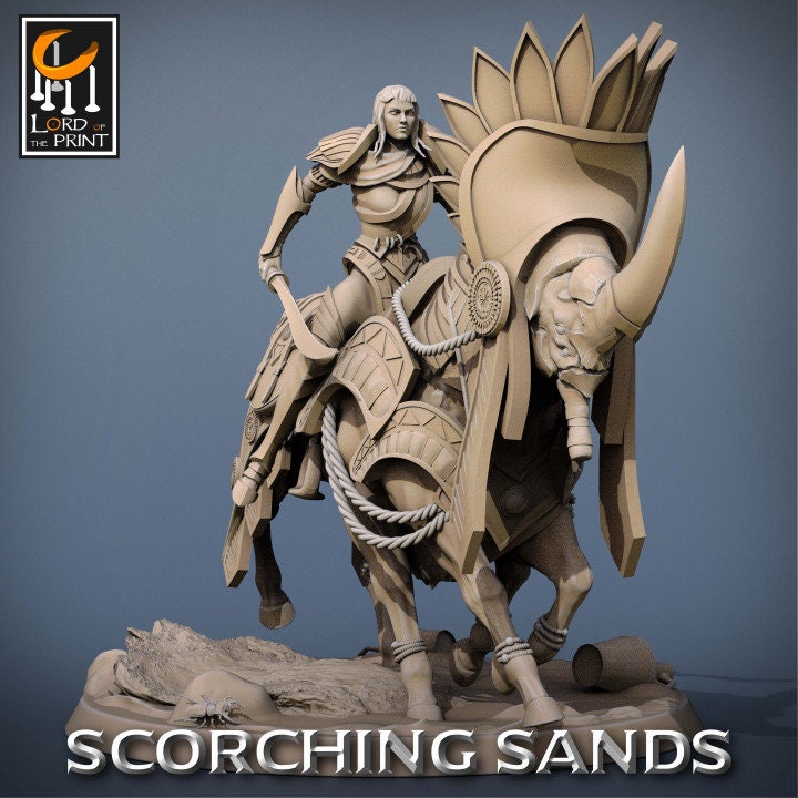 Egyptian Mount | Scorching Sands | Lord of the Print | Wargaming | Dungeons and Dragons | Egyptian | Tabletop RPG | DnD