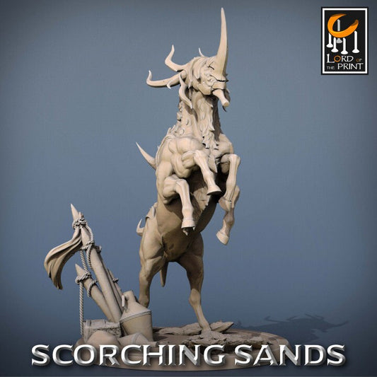 Egyptian Wild Mounts| Scorching Sands | Lord of the Print | Wargaming | Dungeons and Dragons | Egyptian | Tabletop RPG | DnD