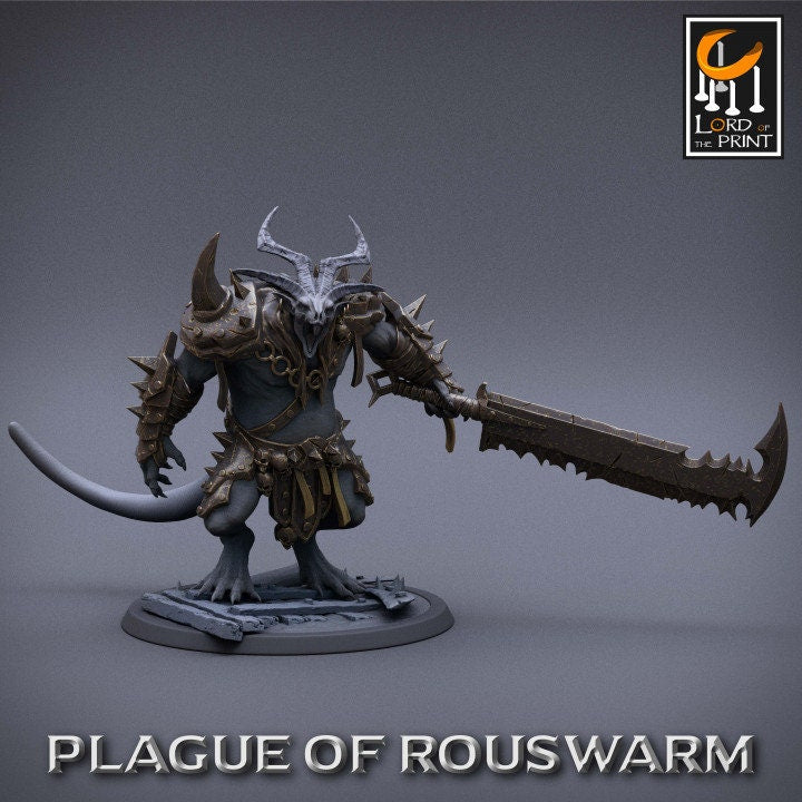 Heavy Rats Pack | Plague of Rouswarm | Lord of the Print | Wargaming | Dungeons and Dragons | Rats | Tabletop RPG | DnD