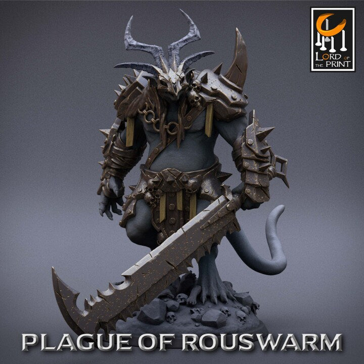 Heavy Rats Pack | Plague of Rouswarm | Lord of the Print | Wargaming | Dungeons and Dragons | Rats | Tabletop RPG | DnD