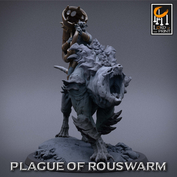 Rat Rider | Plague of Rouswarm | Lord of the Print | Wargaming | Dungeons and Dragons | Rats | Tabletop RPG | DnD