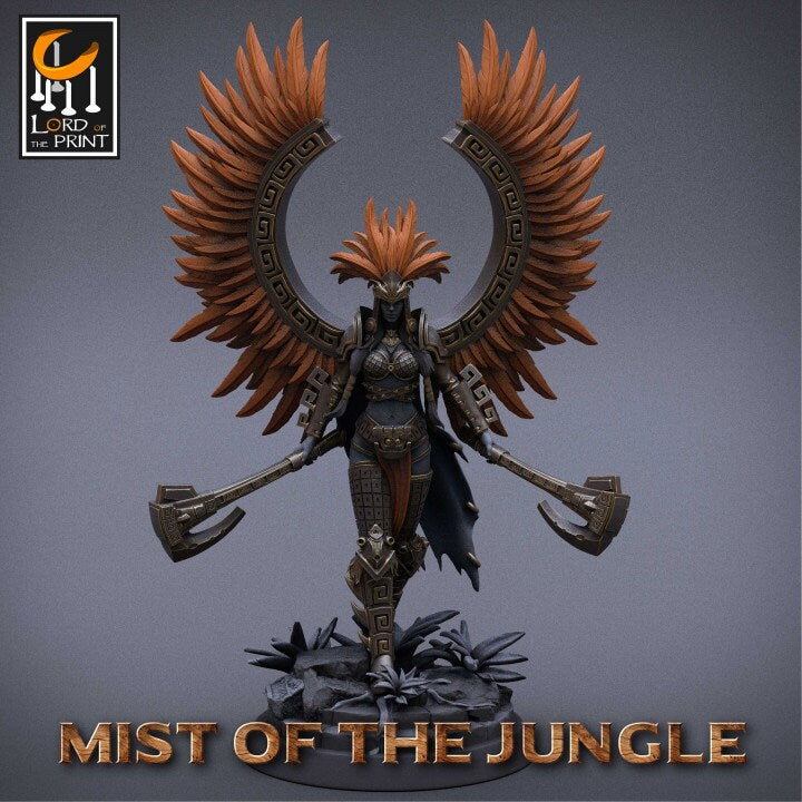 General Amazone Pack | Mist of the Jungle | Lord of the Print | Wargaming | Dungeons and Dragons | Amazon | Tabletop RPG | DnD