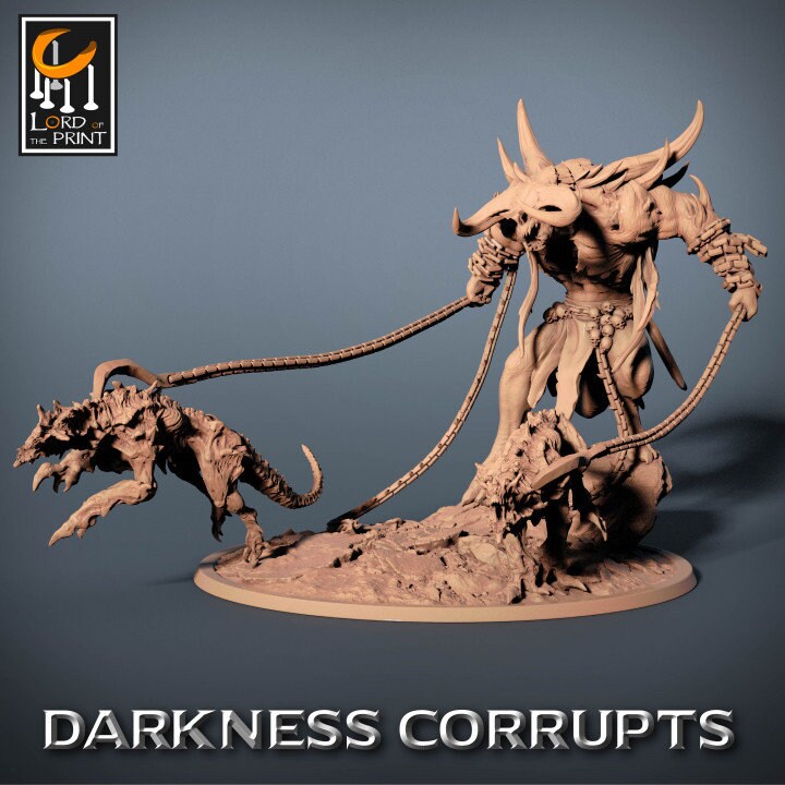 Darknight Infernal Tamer | Darkness Corrupts | Lord of the Print | Wargaming | Dungeons and Dragons | Chaos | Tabletop RPG | DnD