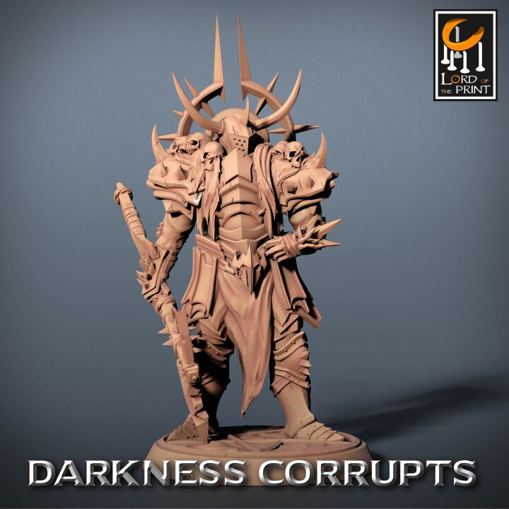 Darknight Axe Pack | Darkness Corrupts | Lord of the Print | Wargaming | Dungeons and Dragons | Chaos | Tabletop RPG | DnD