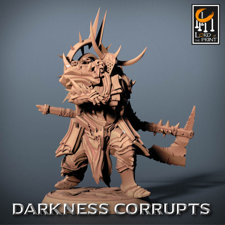Darknight Axe Pack | Darkness Corrupts | Lord of the Print | Wargaming | Dungeons and Dragons | Chaos | Tabletop RPG | DnD