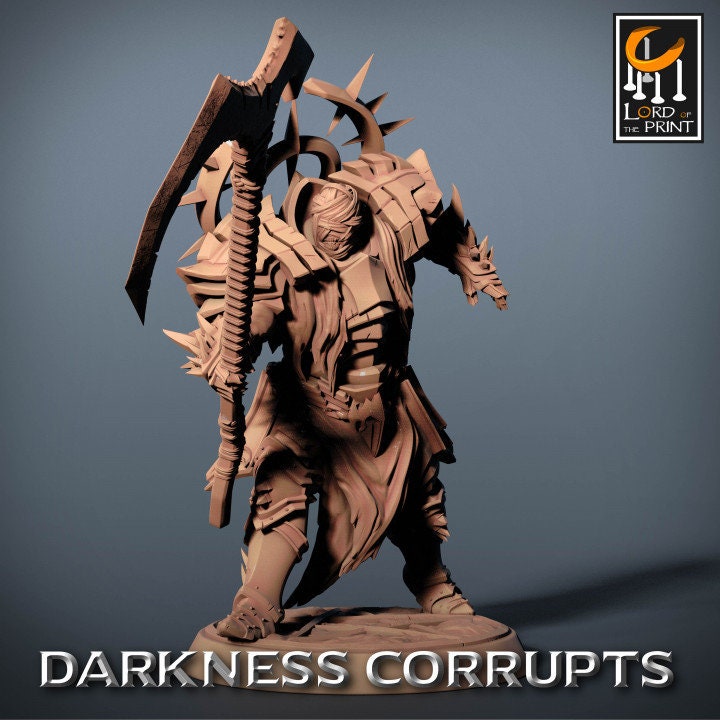 Darknight Scythe Pack | Darkness Corrupts | Lord of the Print | Wargaming | Dungeons and Dragons | Chaos | Tabletop RPG | DnD Miniatures