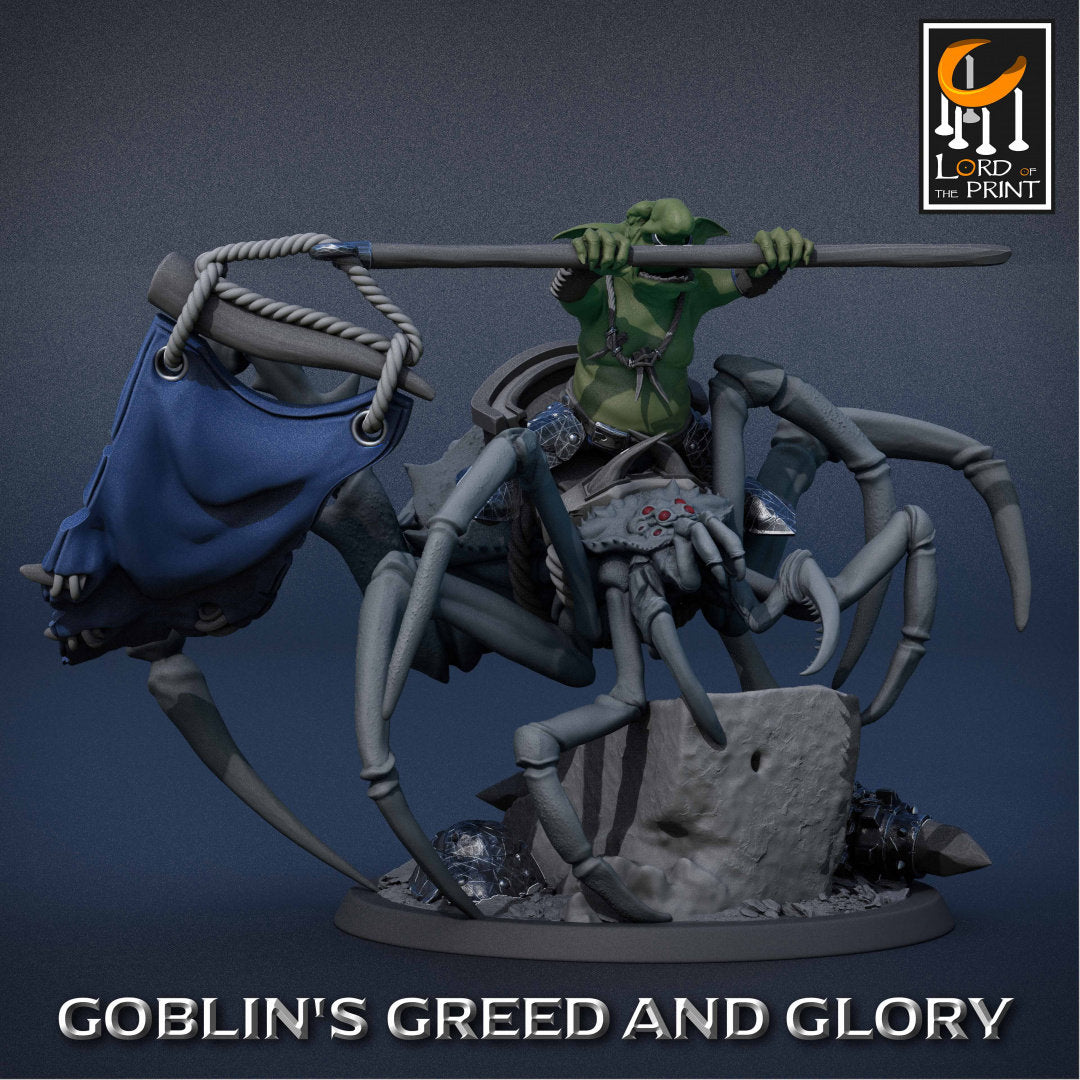 Goblin Spiders 1 | Goblin's Greed and Glory | Lord of the Print | Wargaming | Dungeons and Dragons | Goblins | Tabletop RPG | DnD