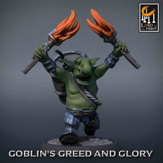 Goblin Sapper Pack | Goblin's Greed and Glory | Lord of the Print | Wargaming | Dungeons and Dragons | Goblins | Tabletop RPG | DnD