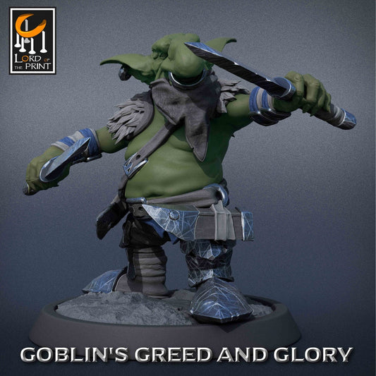 Goblin Rogue Pack | Goblin's Greed and Glory | Lord of the Print | Wargaming | Dungeons and Dragons | Goblins | Tabletop RPG | DnD