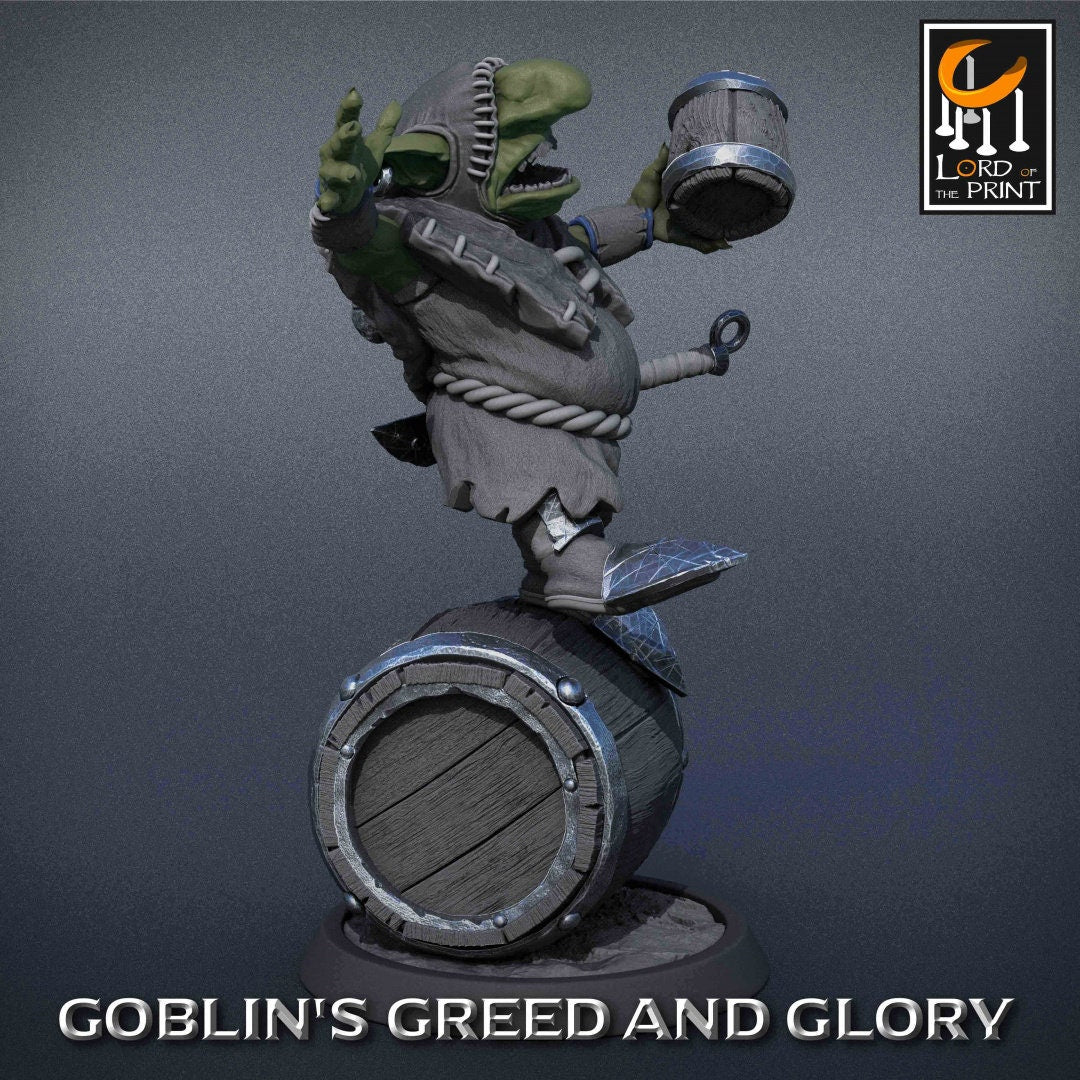 Goblin Monk A Pack | Goblin's Greed and Glory | Lord of the Print | Wargaming | Dungeons and Dragons | Goblins | Tabletop RPG | DnD